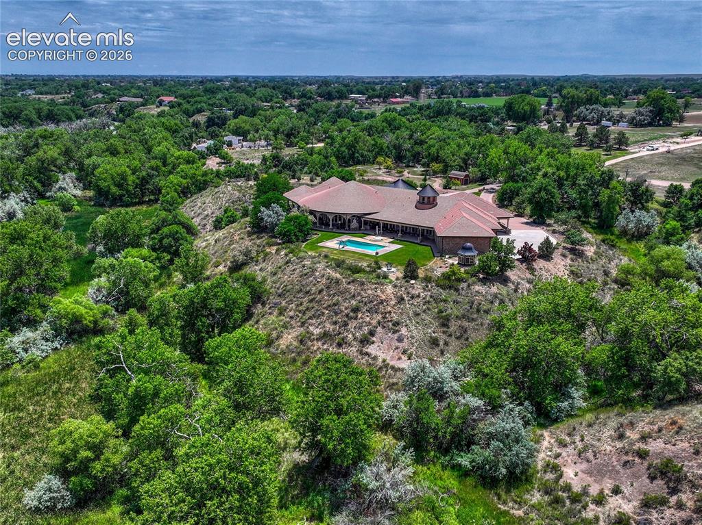 Image 49 of 50: Perched on a bluff near the Arkansas River, this is St Charles Mesa Estate!