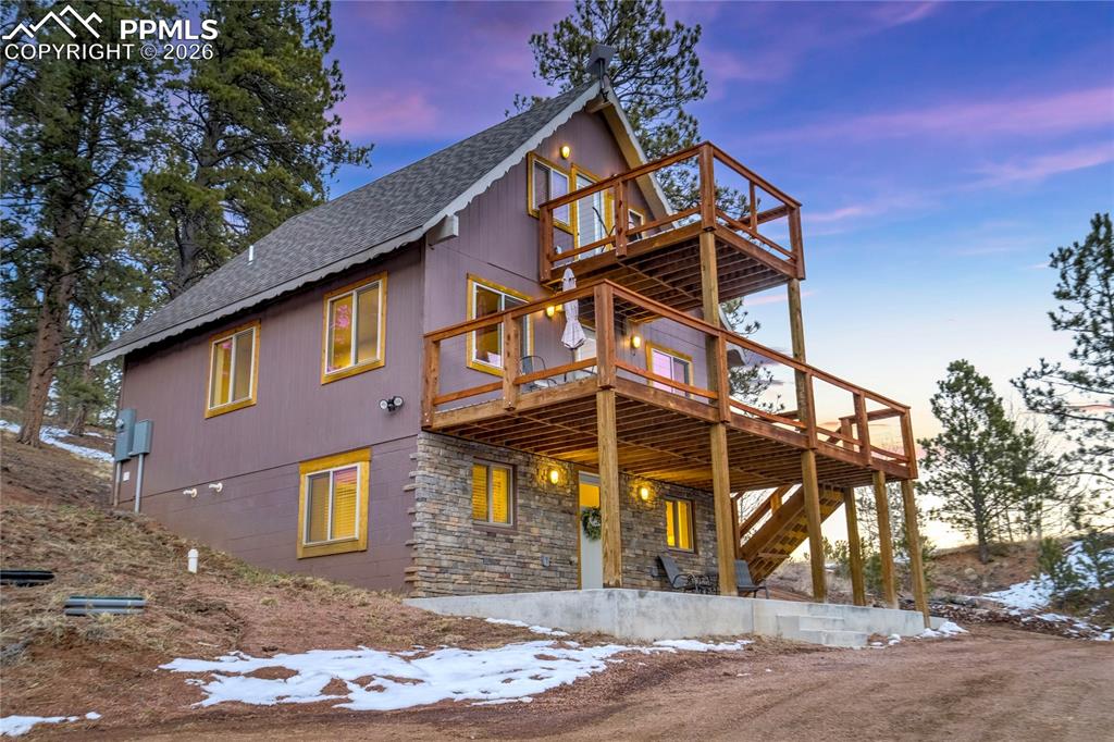 Caption: Front of Structure