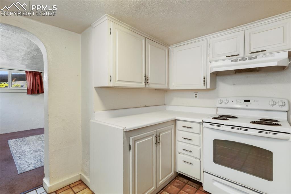 Image 23 of 34: Basement apartment kitchen