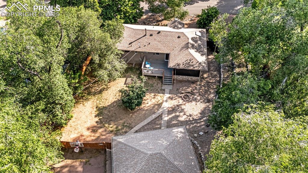 Image 37 of 42: Aerial view of property and surrounding area