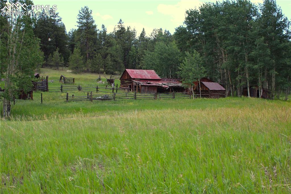 Image 8 of 28: View of yard with a forest view and a view of rural / pastoral area