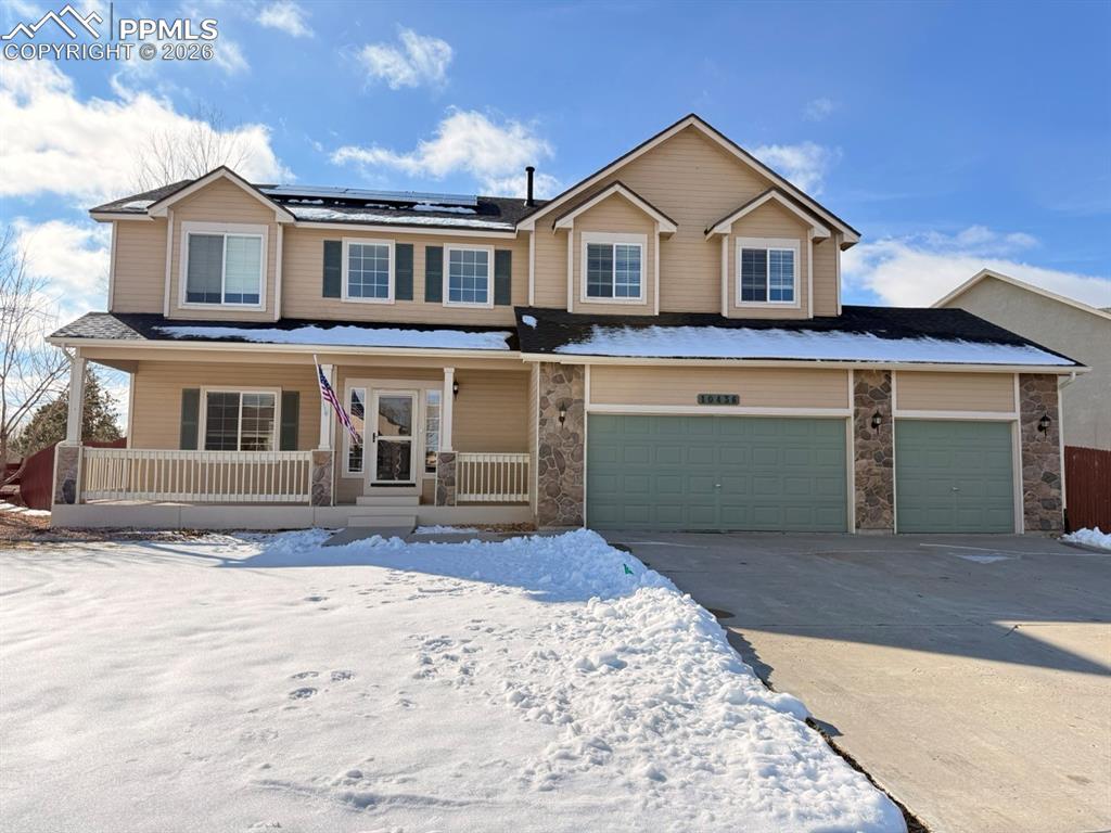 Caption: Front of Structure