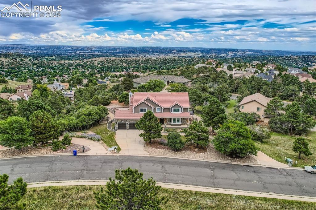 Image 48 of 48: Aerial perspective of suburban area