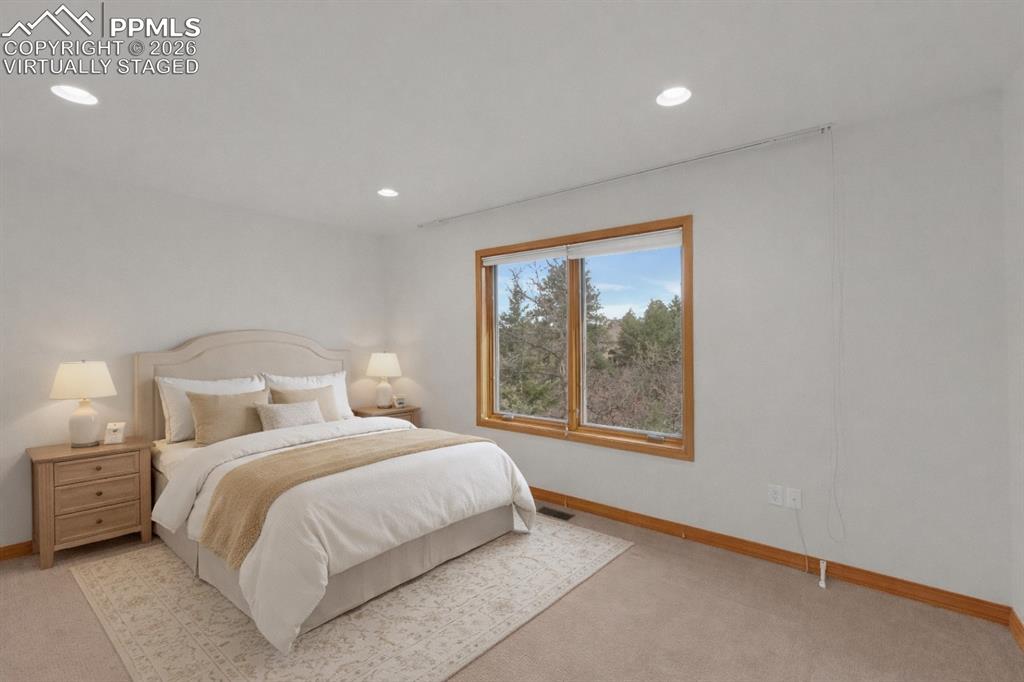 Image 28 of 48: Virtually Staged Upper Level Bedroom