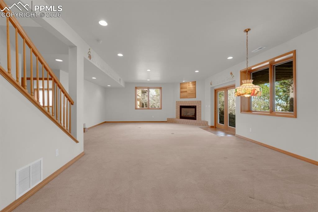 Image 34 of 48: Basement Family Room