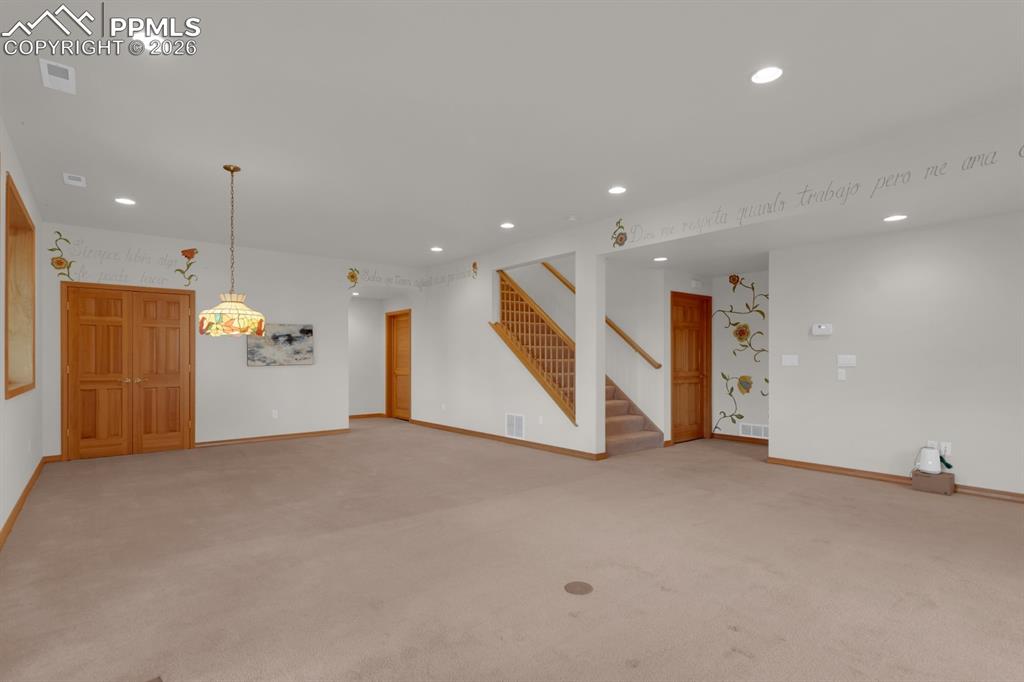 Image 36 of 48: Basement Family Room