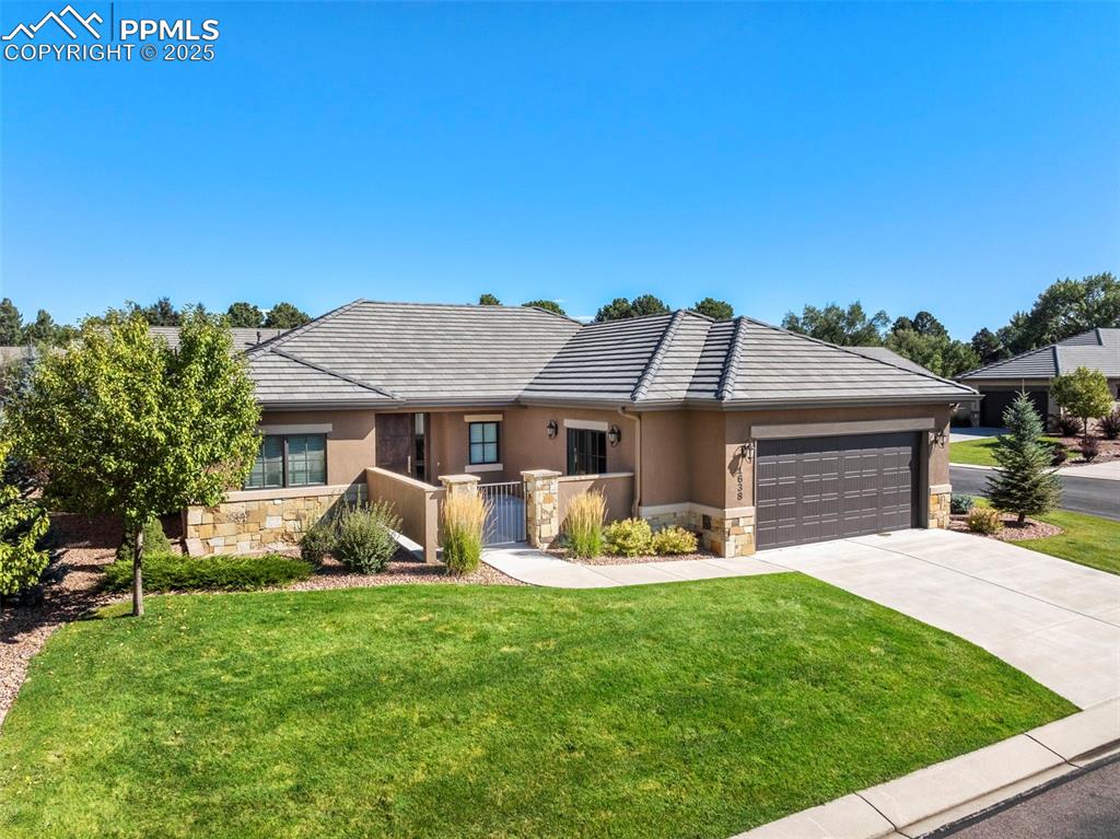 Caption: Front of Structure