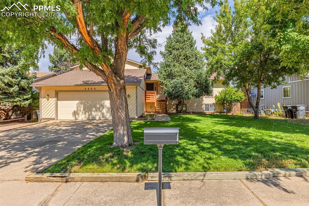 Caption: Front of home