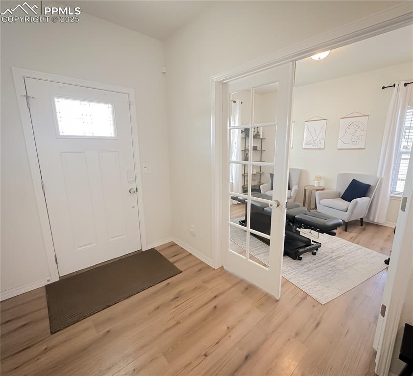 Image 8 of 42: Entryway featuring light wood-style flooring and plenty of natural light