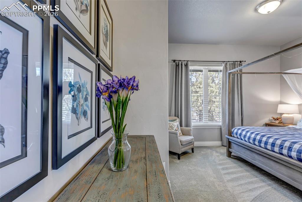 Image 17 of 50: tongue and groove detail, floor to
ceiling gas fireplace