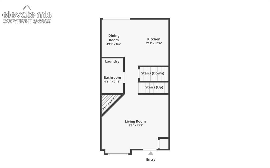 Image 29 of 30: Main level floor plan