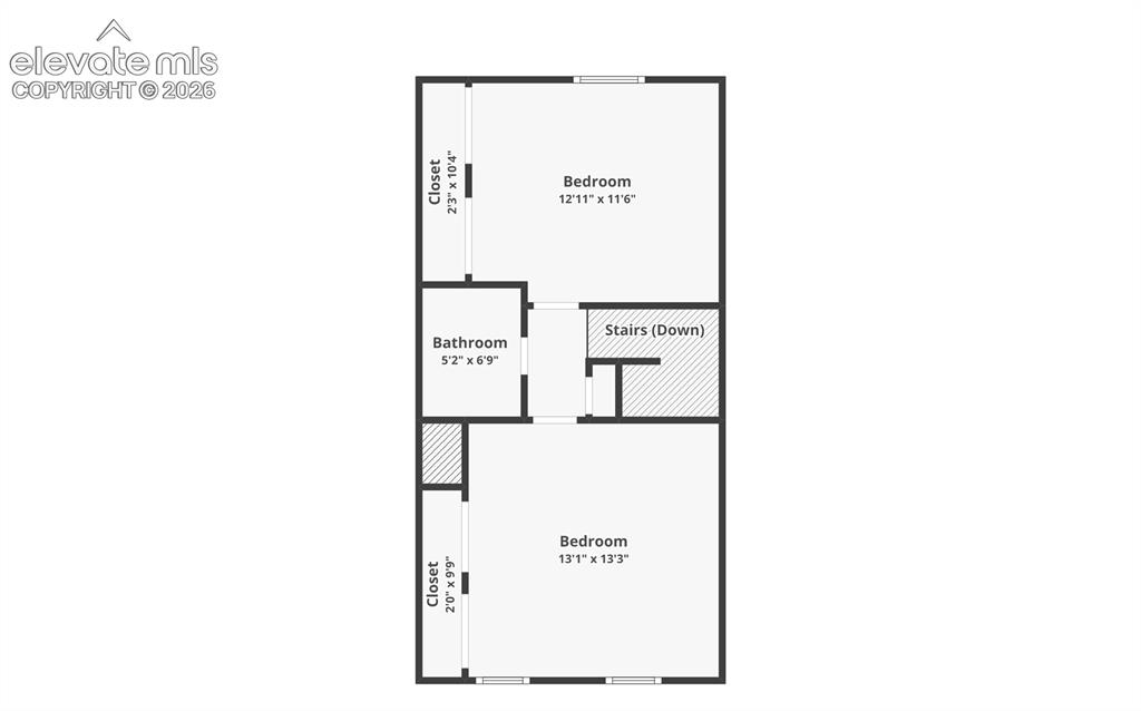 Image 30 of 30: Upper level floor plan