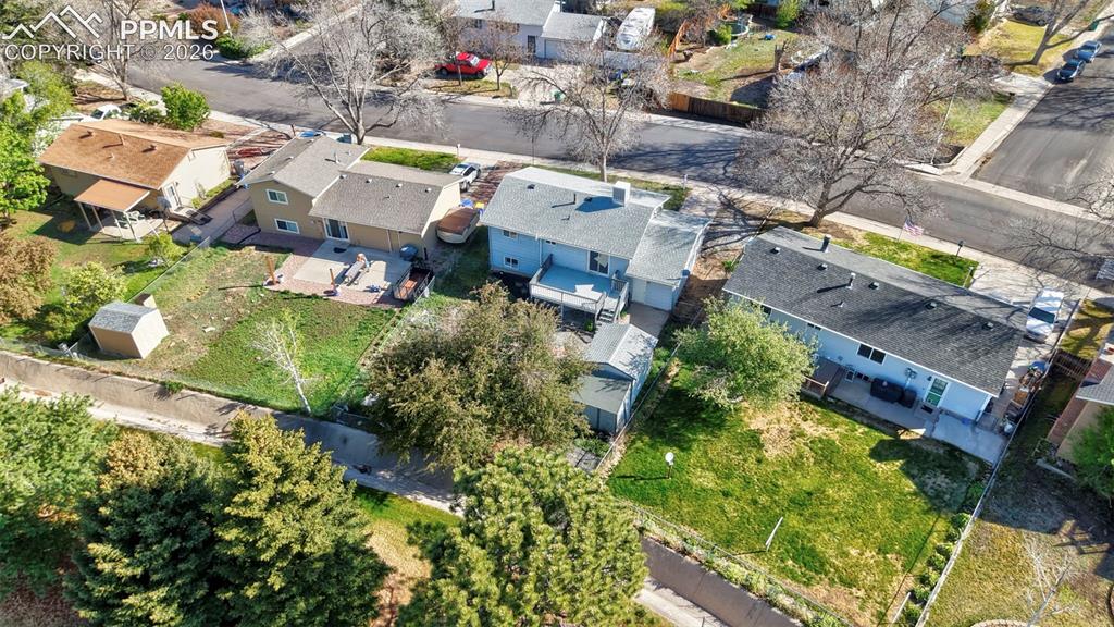 Image 29 of 41: Aerial View of backyard