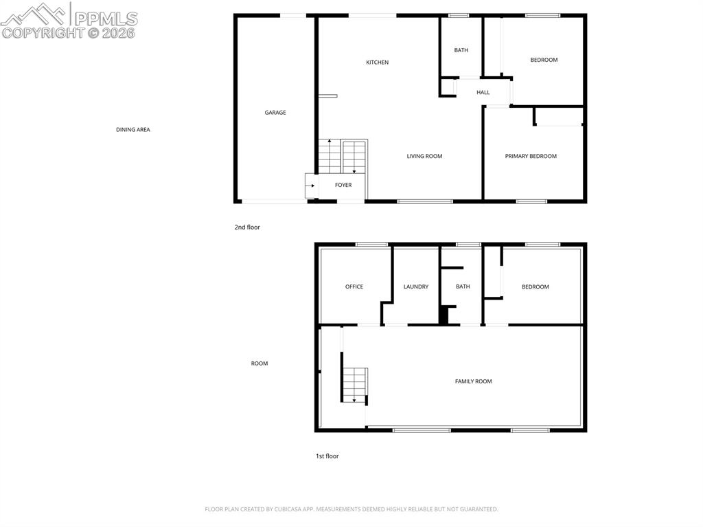 Image 40 of 41: Upper and Lower Level Floor Plan
