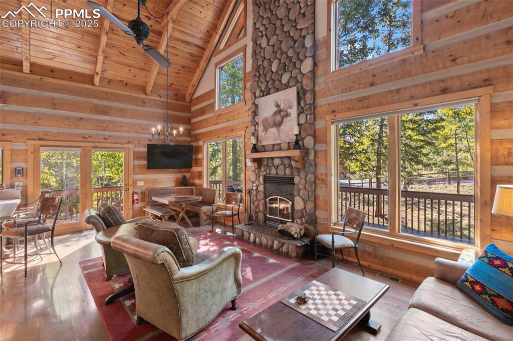 Image 17 of 46: Enjoy the mix of Aspens and Pines year round.