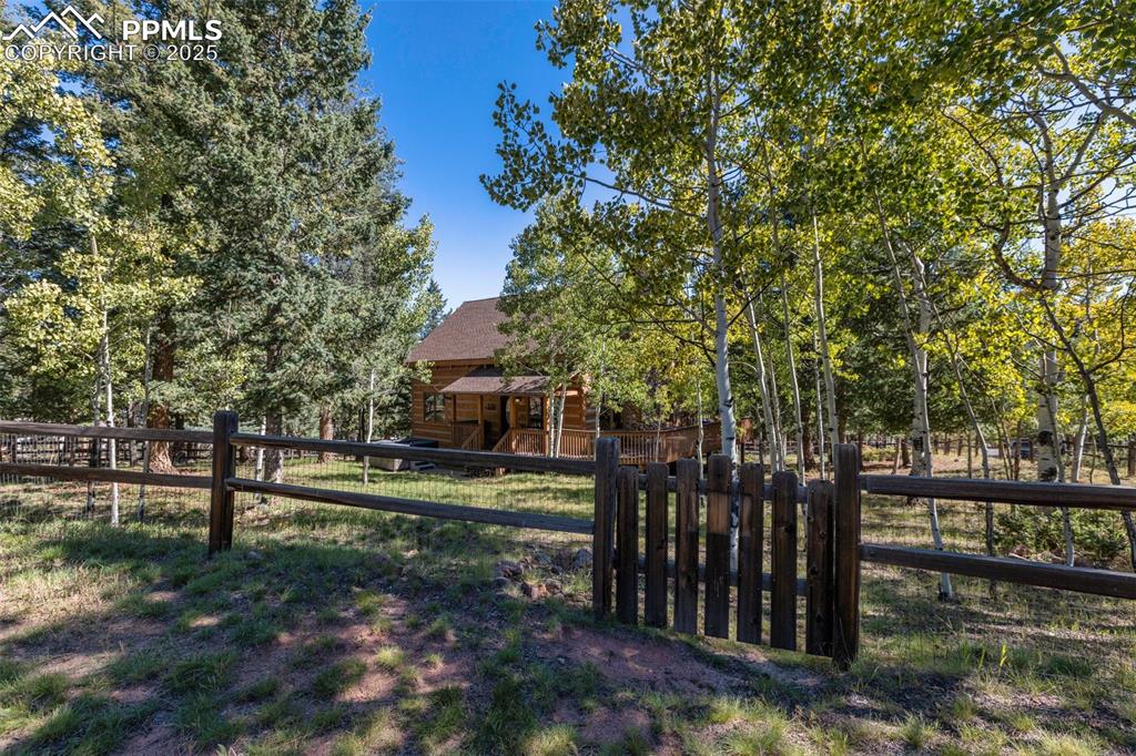 Image 36 of 46: Looking at the front of the home from Blue Spruce Street