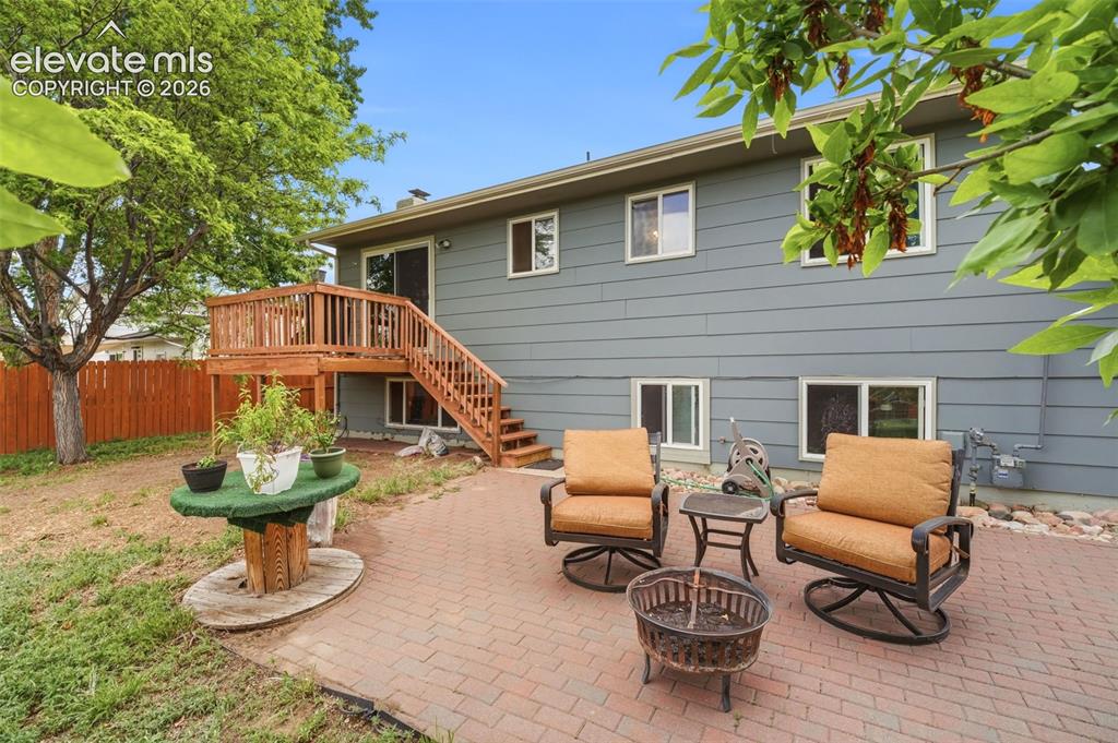Image 34 of 46: Oversized Patio Space ; endless possibilities
