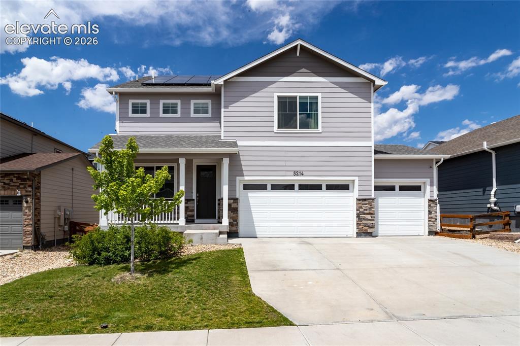Caption: Highly sought after floor plan with 4 bedrooms and a loft on the upper level!
