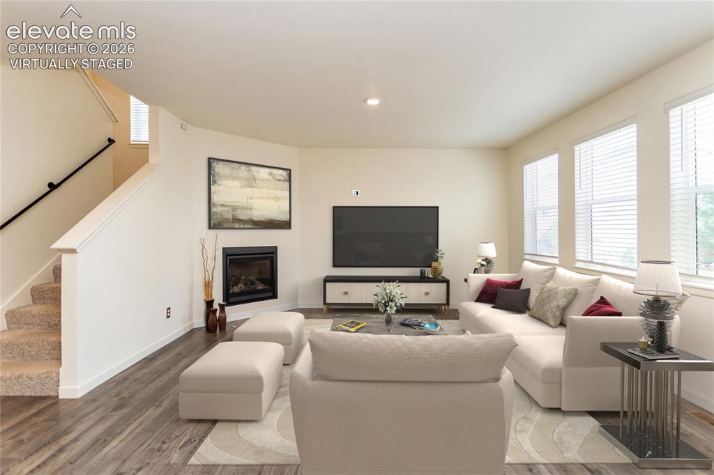 Image 10 of 50: Virtually staged living room