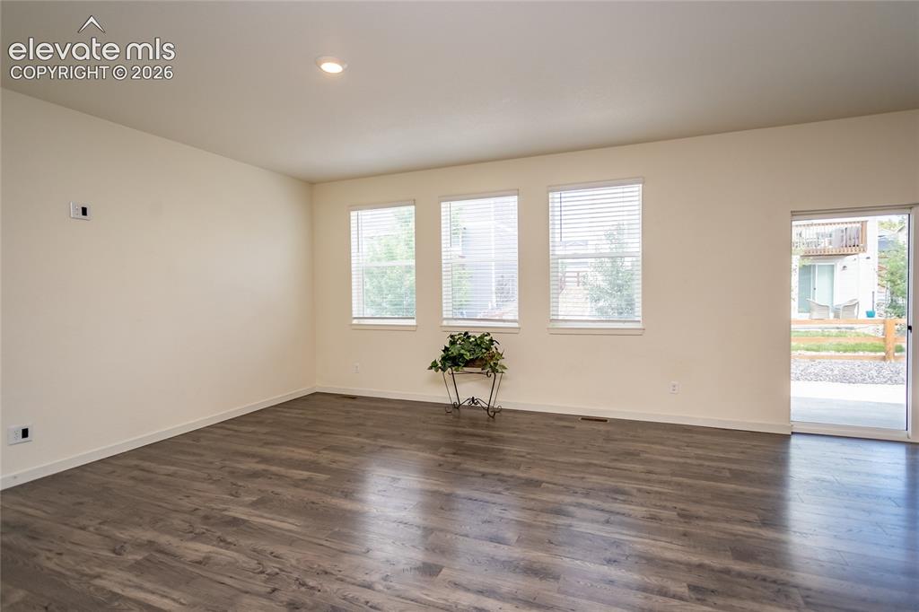Image 11 of 48: Dining area walks out the covered patio.