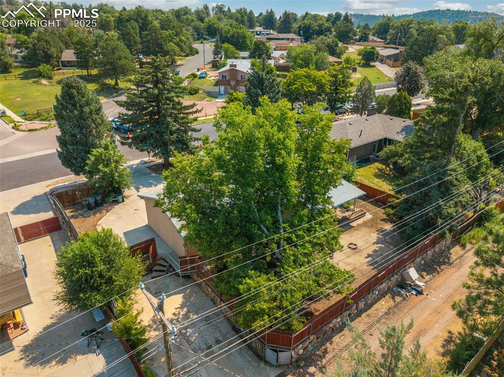 Image 27 of 35: Aerial view of residential area