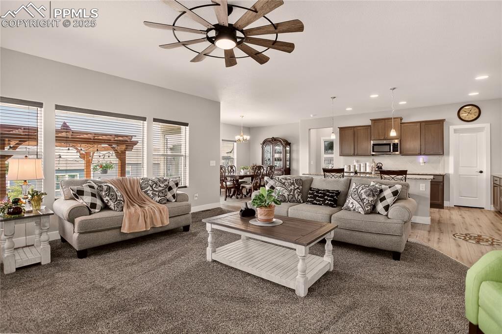 Image 9 of 38: Beautiful open concept w/ abundant natural light