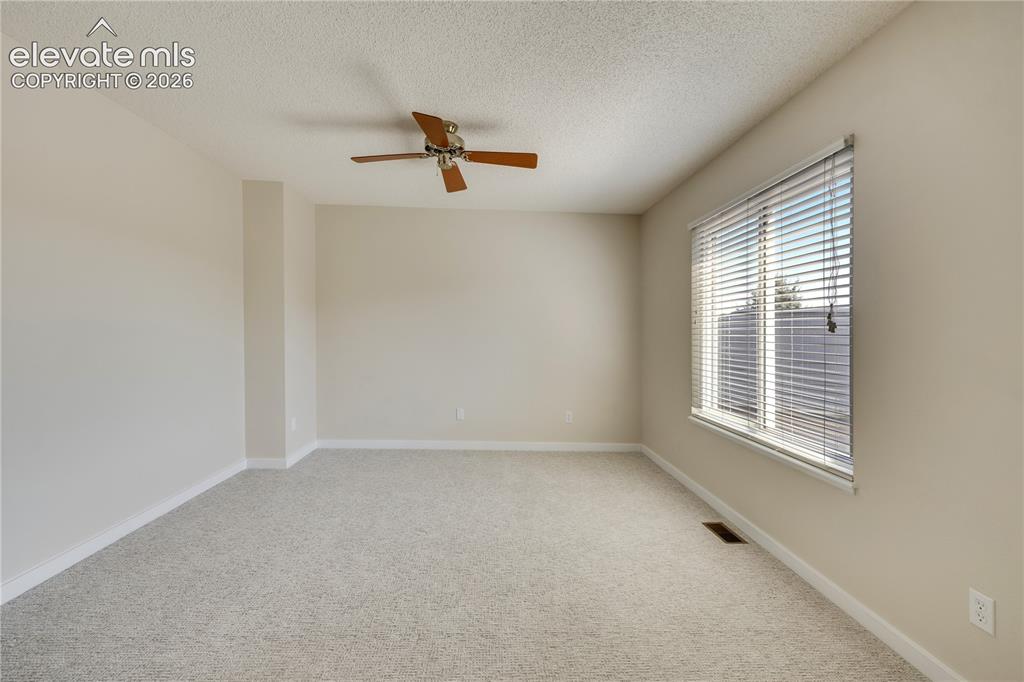 Image 27 of 47: Master bedroom has walk in closet and adjoining 5 piece master bathroom
