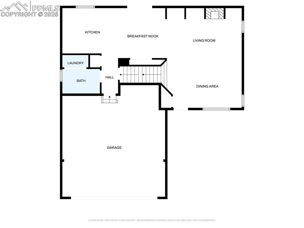 Image 47 of 48: Main Level Floor Plan