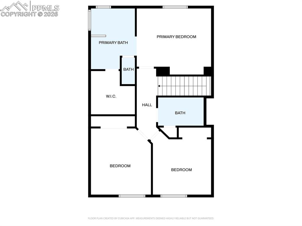 Image 48 of 48: Upper Level Floor Plan
