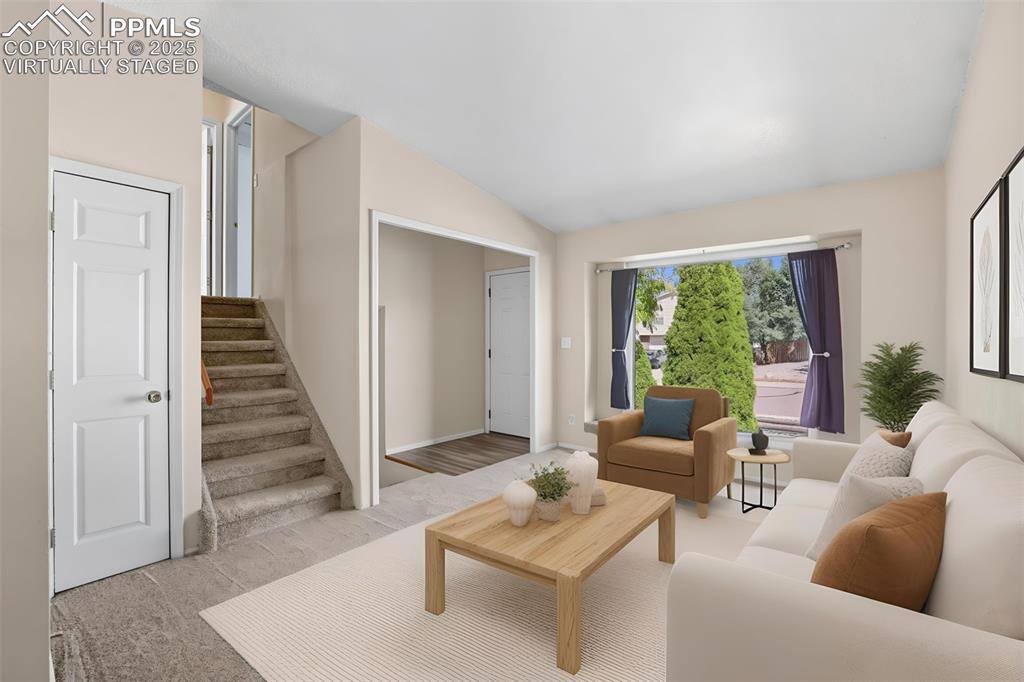 Image 3 of 45: Virtually staged living room