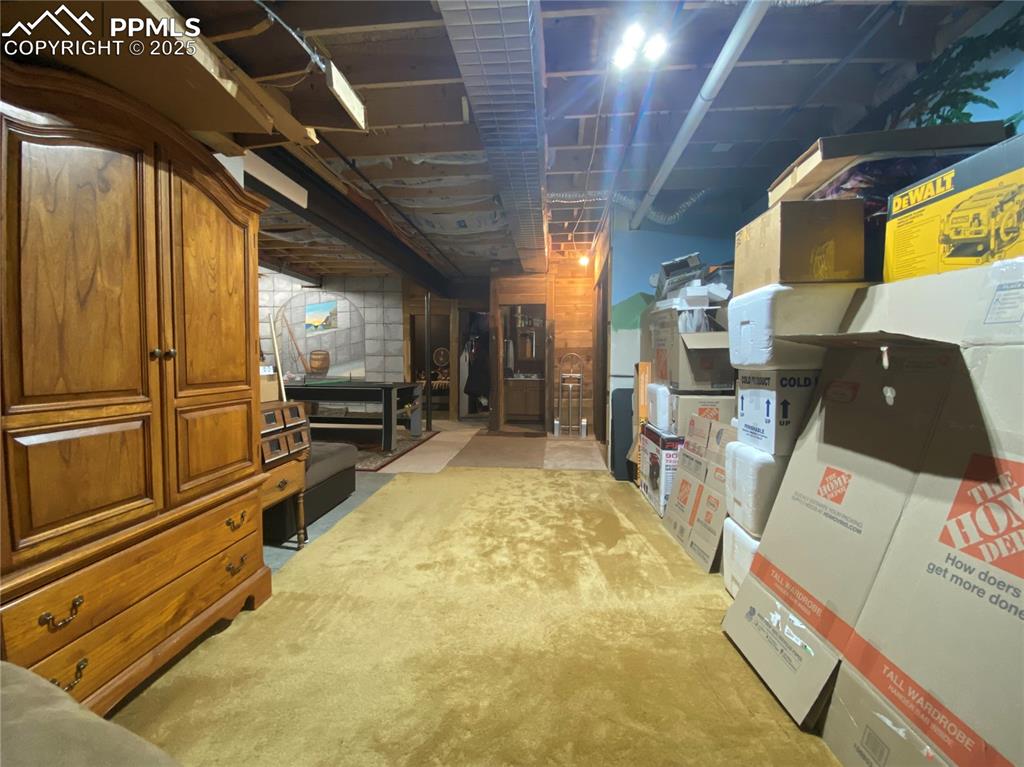 Image 24 of 48: View of unfinished basement