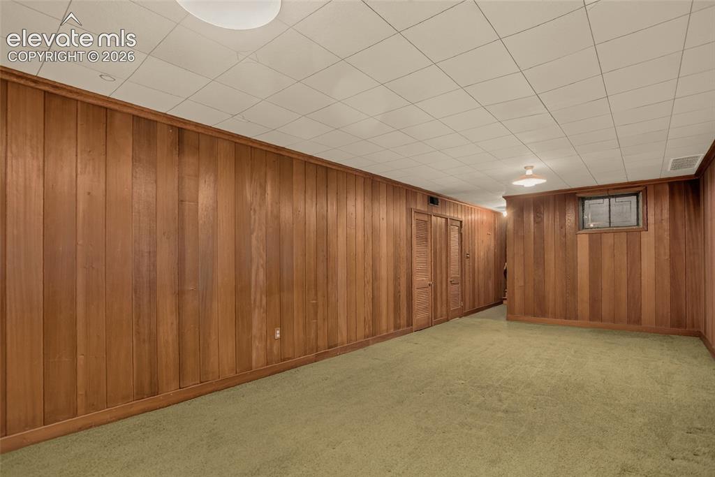 Image 39 of 49: Basement rec room.