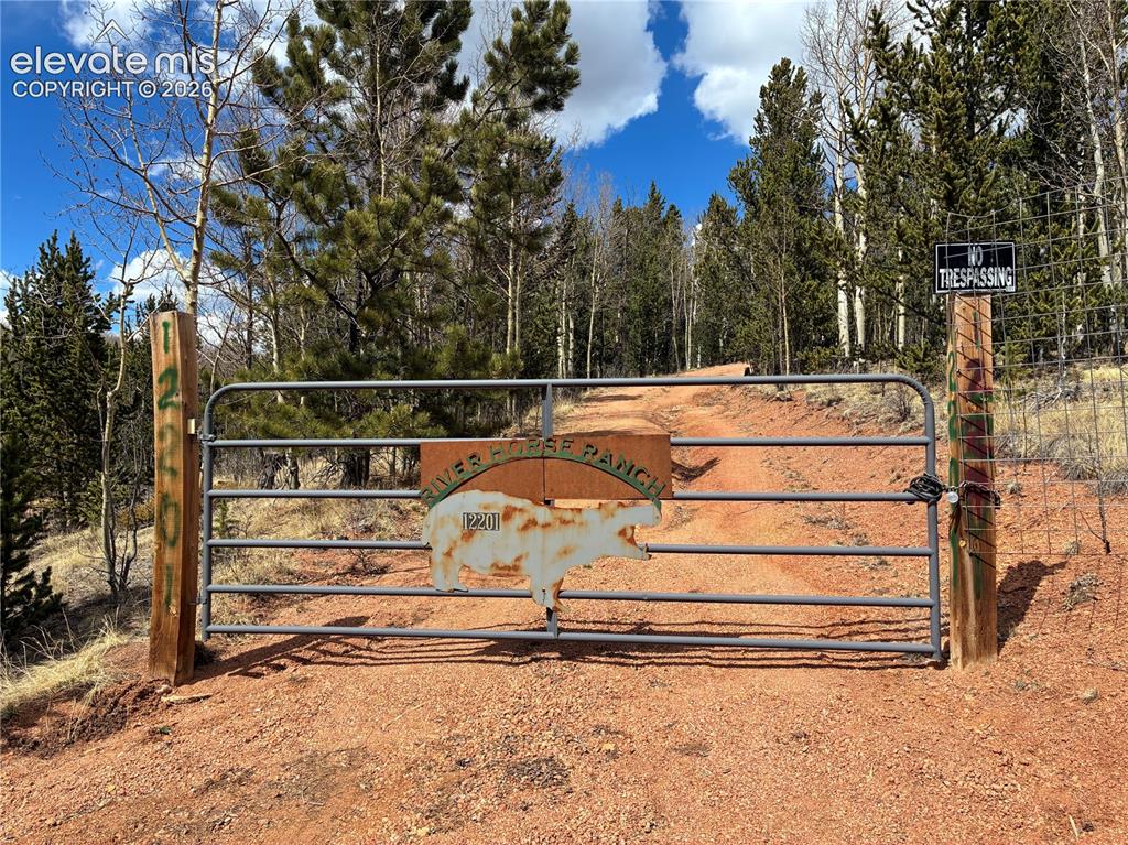 Caption: River Horse Ranch. 10 gated Ag zoned acres just outside of Cripple Creek, CO 