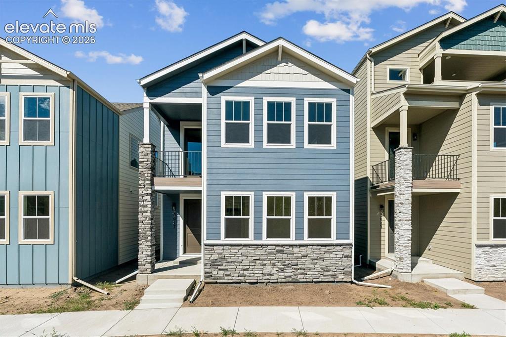 Caption: Front of Structure