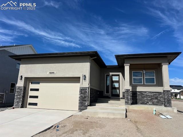 Caption: Front of Structure