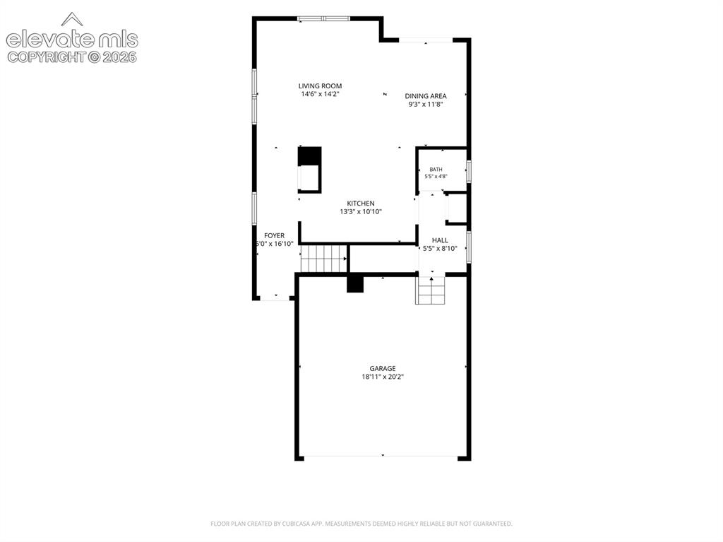 Image 43 of 45: Main Level Floor Plan