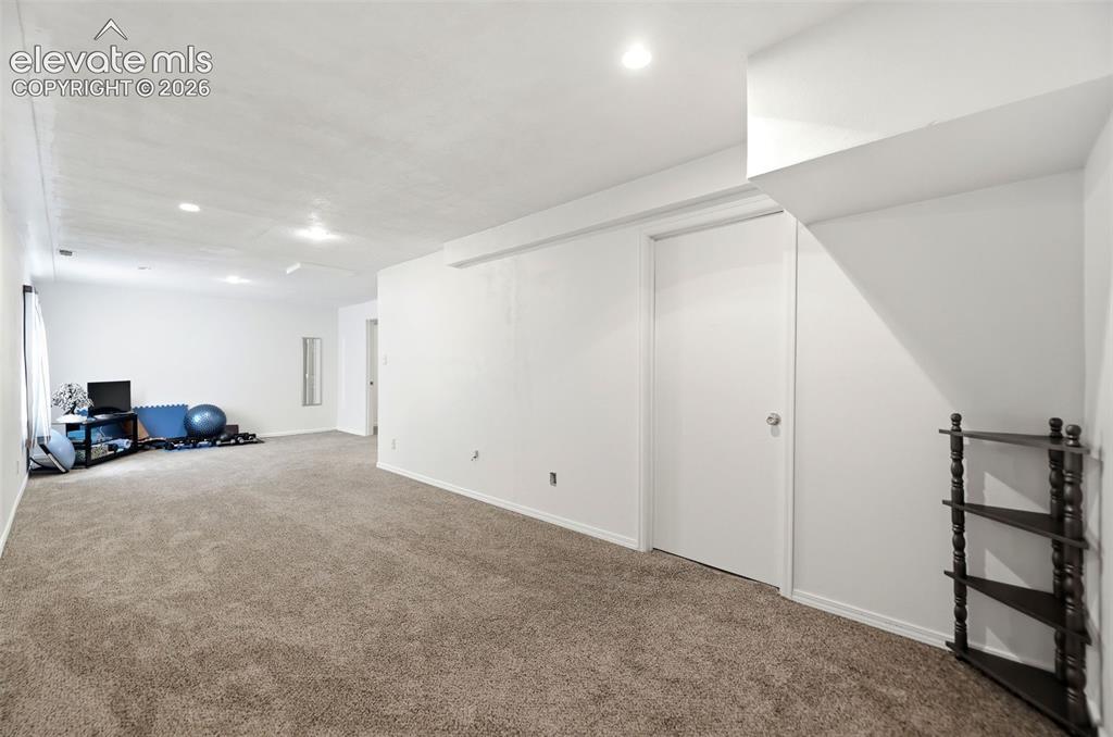 Image 28 of 46: Basement - Could be a theatre/game/workout or a room of your choice