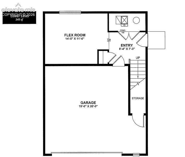 Image 32 of 34: Garage & Flex Space