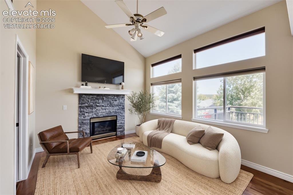 Image 10 of 27: Virtually Staged Family Room