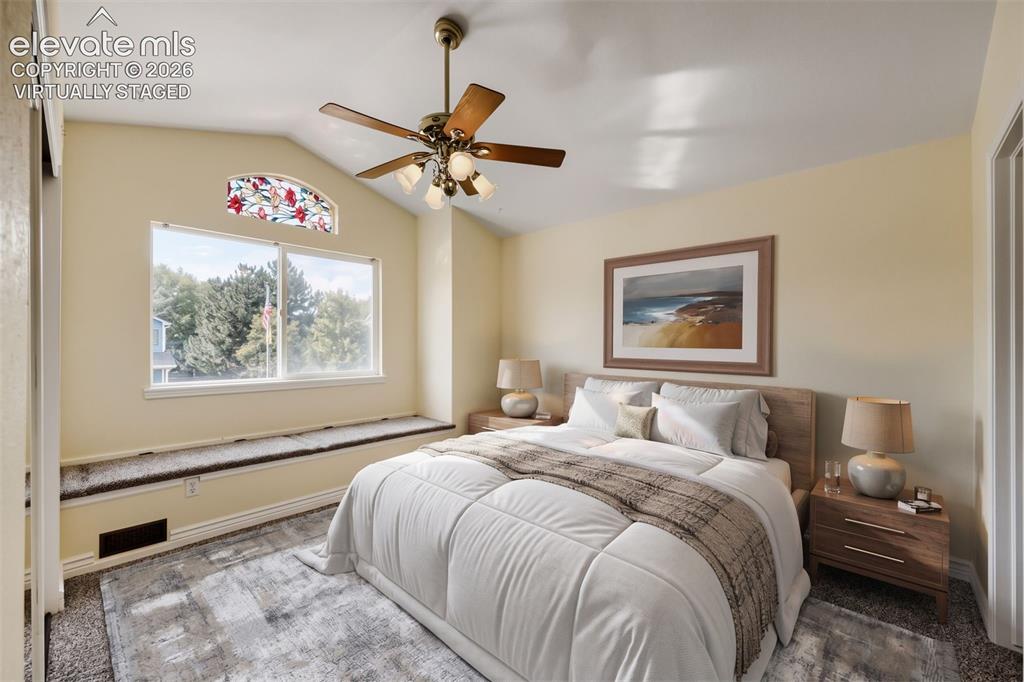 Image 14 of 27: virtually staged Primary Bedroom 