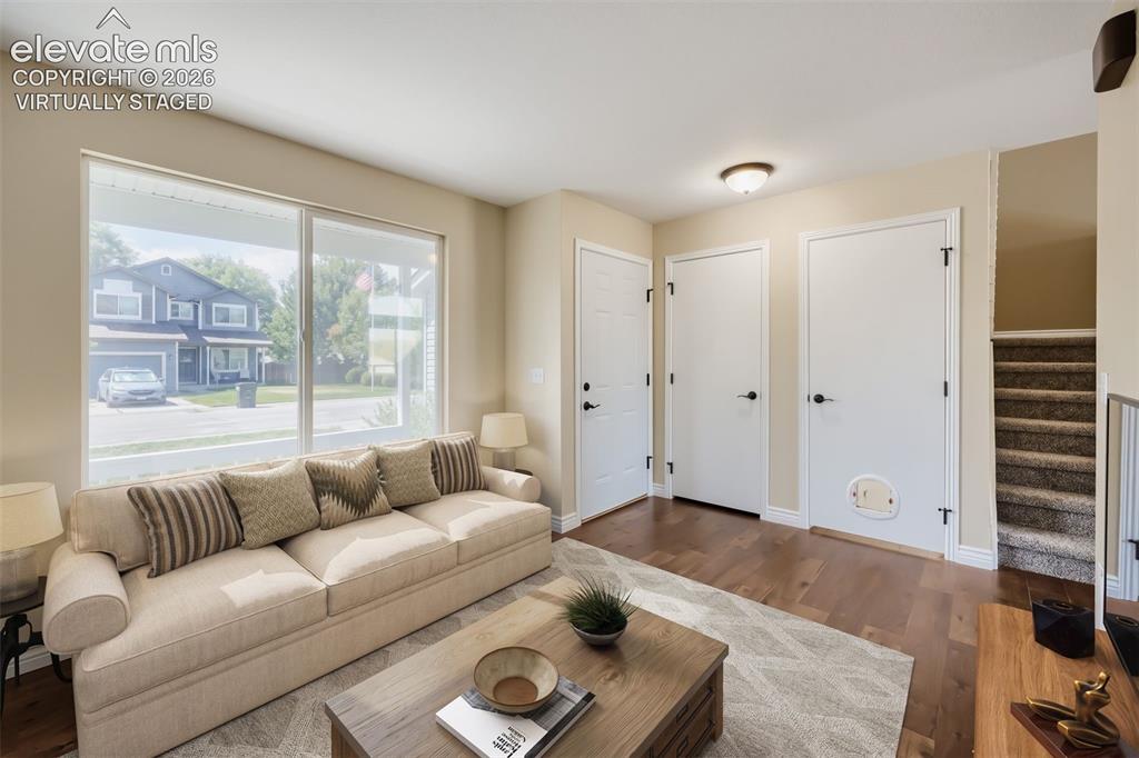 Image 4 of 27: Virtually Staged Living Room