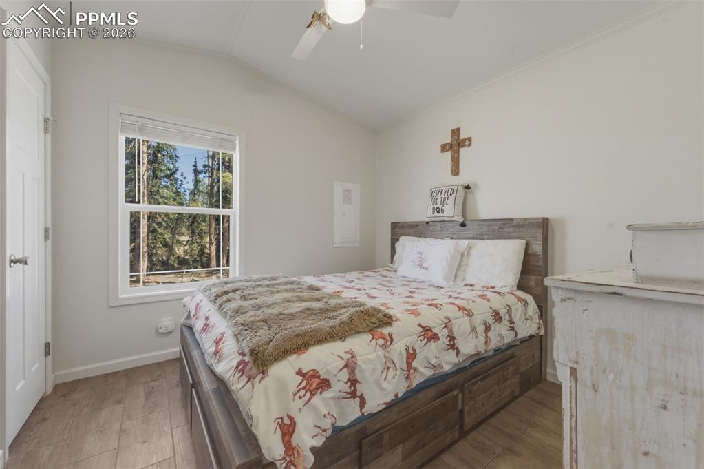 Image 18 of 23: Spacious bedroom with nice sized window.