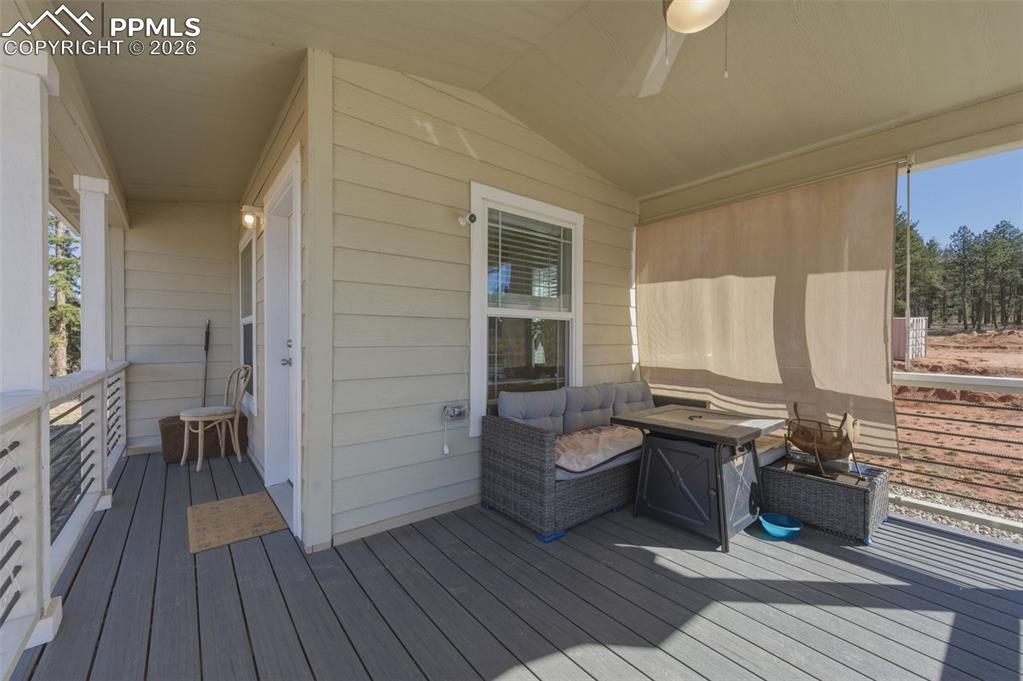 Image 6 of 23: Great spacious deck for morning coffee, afternoon happy hour or just a deli