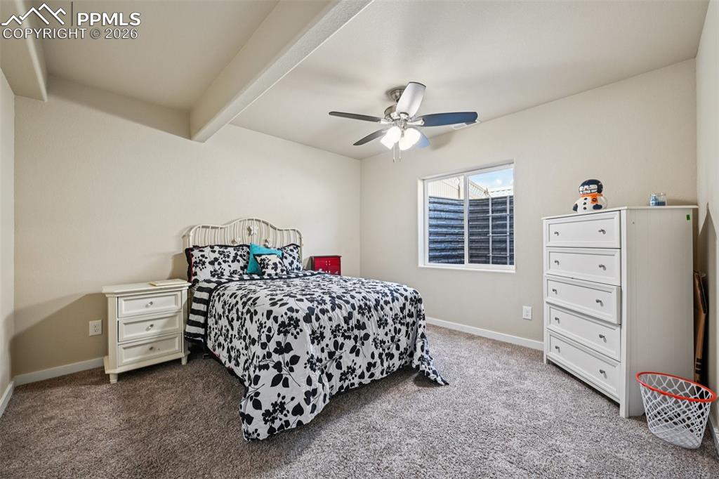 Image 40 of 47: Basement Bedroom with walk-in closet