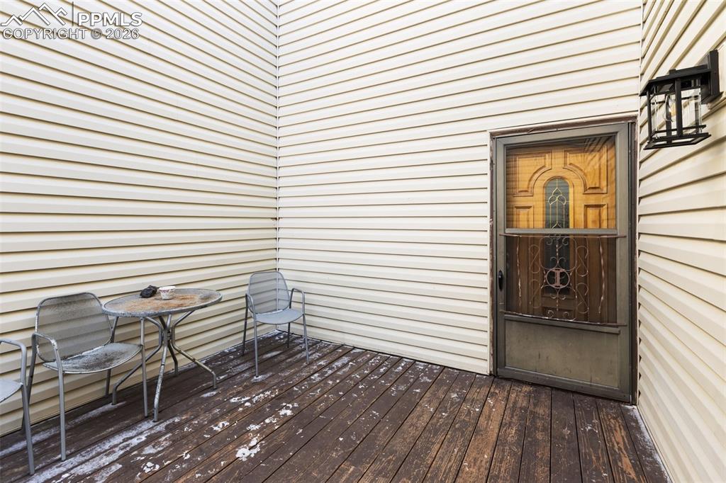 Image 2 of 41: Private Front Deck Area