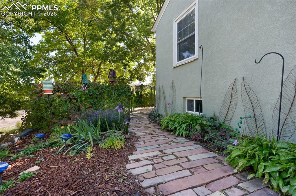 Image 42 of 50: Path Leading To Side Yard