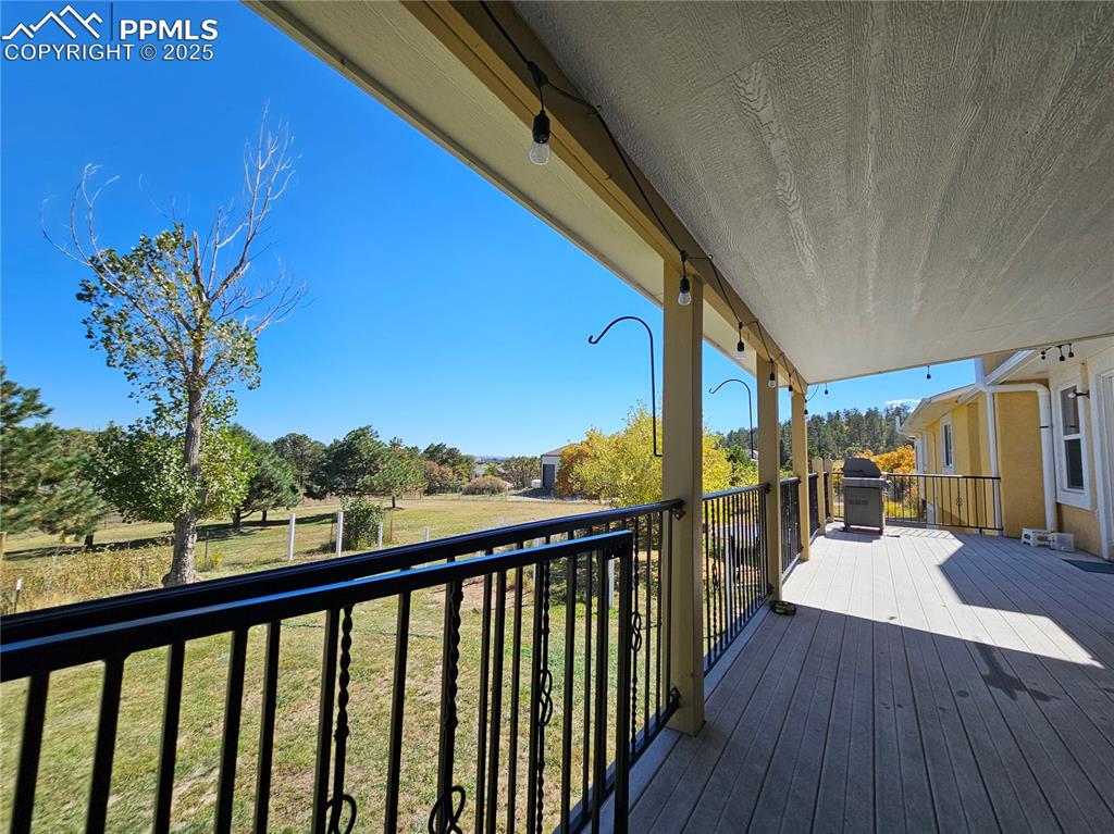 Image 25 of 44: Deck with grilling area