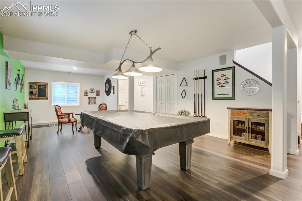 Image 28 of 43: Basement ideal for entertaining