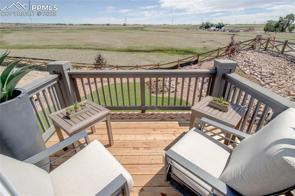 Image 30 of 32: Deck featuring a view of rural / pastoral area