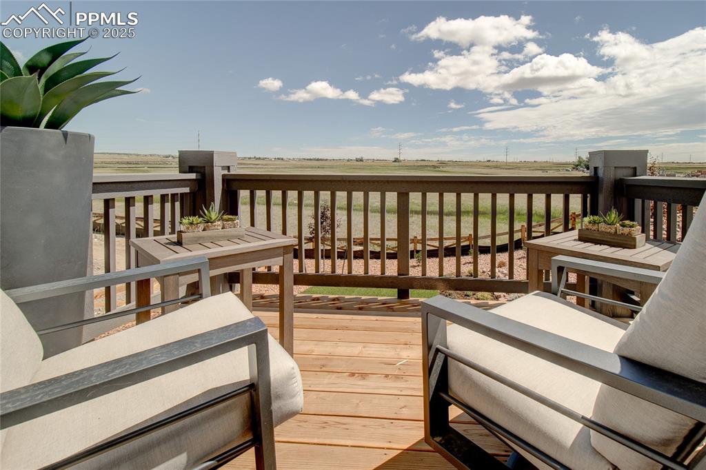 Image 32 of 32: Deck with a view of rural / pastoral area